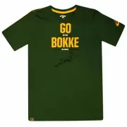 Offiziell Kids SPRINGBOKS GO BOKKE Rugby T-Shirt by ASICS, 100% Cotton & Unisex