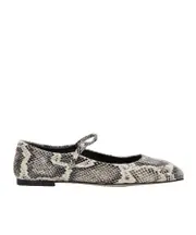 Square toe flats 41 Black