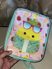 Squishmallows lunchbox Maui The Pineapple holographic lunch box tropical, NEW