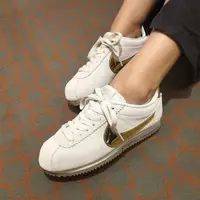 在飛比找蝦皮購物優惠-Nike Cortez SE 米色 奶油 玫瑰金 淺粉 金勾