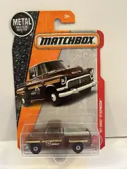 Matchbox Sheriff Police (2016) Brown '57 GMC Stepside Metal Truck 80/125 RARE