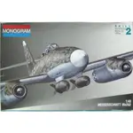 模型 MONOGRAM 1/48 二戰德國 MESSERSCHMITT ME262噴射戰鬥機(BOX1)(5453)