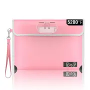 Fireproof Document Bag with Lock - 5200°F Heat Insulated Water Fire Proof Bag...