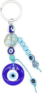 [Jasimkiss] Evil Eye Keychains Hamsa Hand keychains Protection Good Luck Amulet Charm Key Ring Bag Purse Accessories