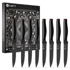 ASETY Steak Knives Set of 8, Serrated Steak Knives,Dishwasher Safe,High-Carbo...