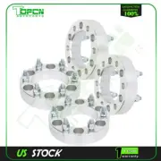 4X silver wheel spacers 6x5.5 12x1.5 studs 1.5" for Toyota 4Runner Hummer H3 (for: Toyota)