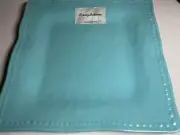 Tommy Bahama SQUARE Plate (1) TURQUOISE HOBNAIL EDGE 100% Melamine 11"r Nwt