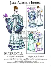 REPRINT - JANE AUSTEN'S EMMA PAPER DOLL - DONALD HENDRICKS