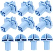 Bird Cage Swivel Wheels Cat Cage Rolling Caster Adapter Plastic Wheel Connectors Replacement Easy Install