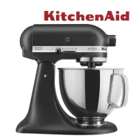 在飛比找momo購物網優惠-【KitchenAid】4.8公升/5Q桌上型攪拌機(尊爵黑