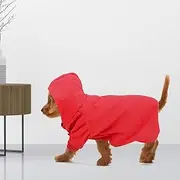 Cechoayuu Dog Clothes, Pet Hoodie, Cold Protection, 3 Colors to Choose from, Long Lasting, Sweatshirt, For Walks, Outings, Autumn/Winter, Spring (#01)