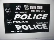 Haltom City Texas Police Vehicle Decals 1:64 two for one money