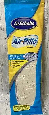 Dr. Scholl’s Air-Pillow Insoles 1 Pair Men Women [Sizes Size: M 7-13; W 5-10]