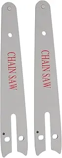 Versatile Chainsaw Accessory 2pcs Mini Chainsaw Bars Replacement Saw Chain Bars for Electric Mini Chain Saws