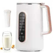 40oz Soy Milk Maker, 8-1 Automatic Almond Milk Maker Machine, Plant-Based Mil...