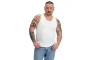 Mens Bonds Chesty Cotton Athletic White Singlet