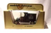 KKar Matchbox - 1978 Yesteryears - 1912 Ford Model "T" - Black - Captain Morgan