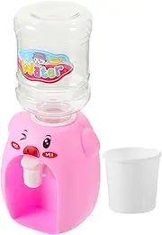 BCOATH Cute Mini Water Dispenser Toy Boys and Girls Drinking Water Fountains Toy Home Scene