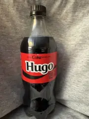 Share a Coke with Hugo 2025 Personalized Gift Coca~Cola Bottle 20oz Zero Hugh