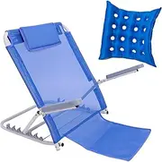 Portable Lifting Bed Backrest, 6-Adjustable Folding Sit-Up Back Rest Multi-Function Bed Back Rest for Neck Head Lumbar Support
