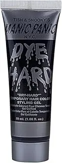 MANIC PANIC Raven Black Hair Color Gel - Dye Hard - Temporary Washable, Black Hair Styling Gel for Kids & Adults