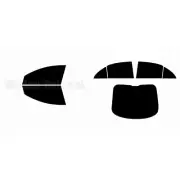 For Toyota Avensis 5-door Hatchback 2003-08 Full Pre Cut Window Tint Kit Film