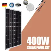 400W 12V Solar Panel Charging Battery Mono Caravan Camping Outdoors Roof Power