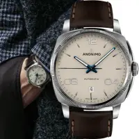在飛比找momo購物網優惠-【ANONIMO】EPURATO 義式經典機械錶(AM-40