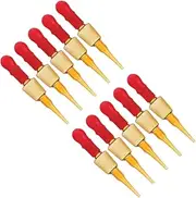 10pcs Glass Dropper Bottles Rubber Caps Essential Oil Transfer Container for Laboratory Use