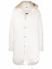 fur-collar parka coat