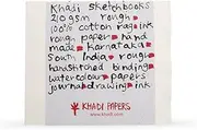 Khadi : Handmade Bound Sketchbook 210gsm : Rough : 21x25cm : 20 Sheets