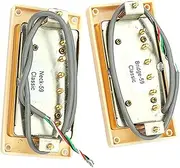Kisangel 1 Set Dual Guitar Pickup Replacement for Ukulele and Violin Enhances Musical Expression Compatible with Various Guitar Models Balanced Sound for Performances