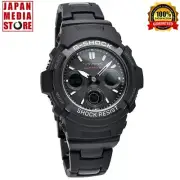 CASIO G-SHOCK AWG-M100SBC-1AJF Black Solar Atomic Analog Digital Men Watch NEW