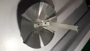 Prototype Chimney Cap for Big Green Egg Aluminum/Galvanized 11" Diameter