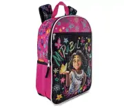 Disney Encanto Girls Mirabel 17" Backpack Pink Black Book Bag NEW