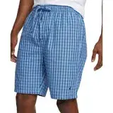 在飛比找遠傳friDay購物優惠-NAUTICA 2020男時尚舒適藍色格紋短睡褲【預購】
