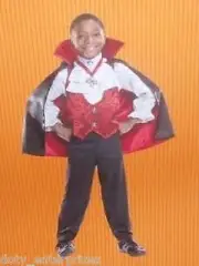 NEW Halloween Costume Child Small 39 - 46 Inches DELUXE Vampire