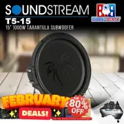 Soundstream T5-15 15" 1000W Tarantula T5 Series High-Output Dual 2-Ohm Subwoofer