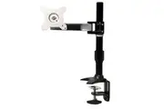 Up to 24" 8kg Single LCD Monitor Tilt Swivel Desk Mount Stand Clamp Base VESA