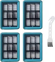 4 Pcs Replaceable HEPA Filter Compatible For Bissell CrossWave HF2 3845N 3831 Floor Scrubber Wet Dry Vacuum Cleaner Parts