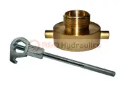 FIRE HYDRANT ADAPTER COMBO 2-1/2" NST(F) x 1-1/2" NPSH (M) w/HD Hydrant Wrench