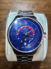 Gv2 by Gevril Men's 42302B Giromondo Stainless Steel Date Swiss Made GMT Watch