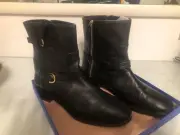 Stuart Weitzman Hale Boots Black Size 42