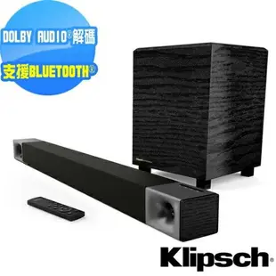 送山水快煮壺+ 光纖線【美國Klipsch】2.1聲道 無線超低音聲霸 家庭劇院組 Cinema 400