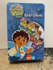 NEW Go Diego Go: Kidz Cards set in metal tin (Ages 4+)