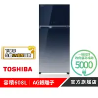 在飛比找蝦皮商城優惠-【TOSHIBA 東芝】608L一級能效雙門鏡面冰箱 GR-