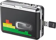 Cassette Player, Portable Walkman Stereo Tape to MP3 Converter, Audio Music Recorder to MP3 Digital File Converter with Earphones, No PC Required