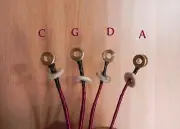 5 Sets of Fine Upright Double Bass Strings (3/4-4/4) QY-006