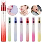 6pcs Mini 10ml Glass Refillable Perfume Empty Bottle Pump Scent Spray Bottles