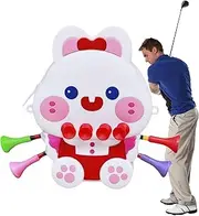 Golf Bag Tee Holder, Portable Golf Ball Tees Holder | Lightweight Dustproof Storage Pouch Organizer for Men Golfer Father Sports Enthusiasts, Indoor Golf Accessories for Travel or Gift Stuffers